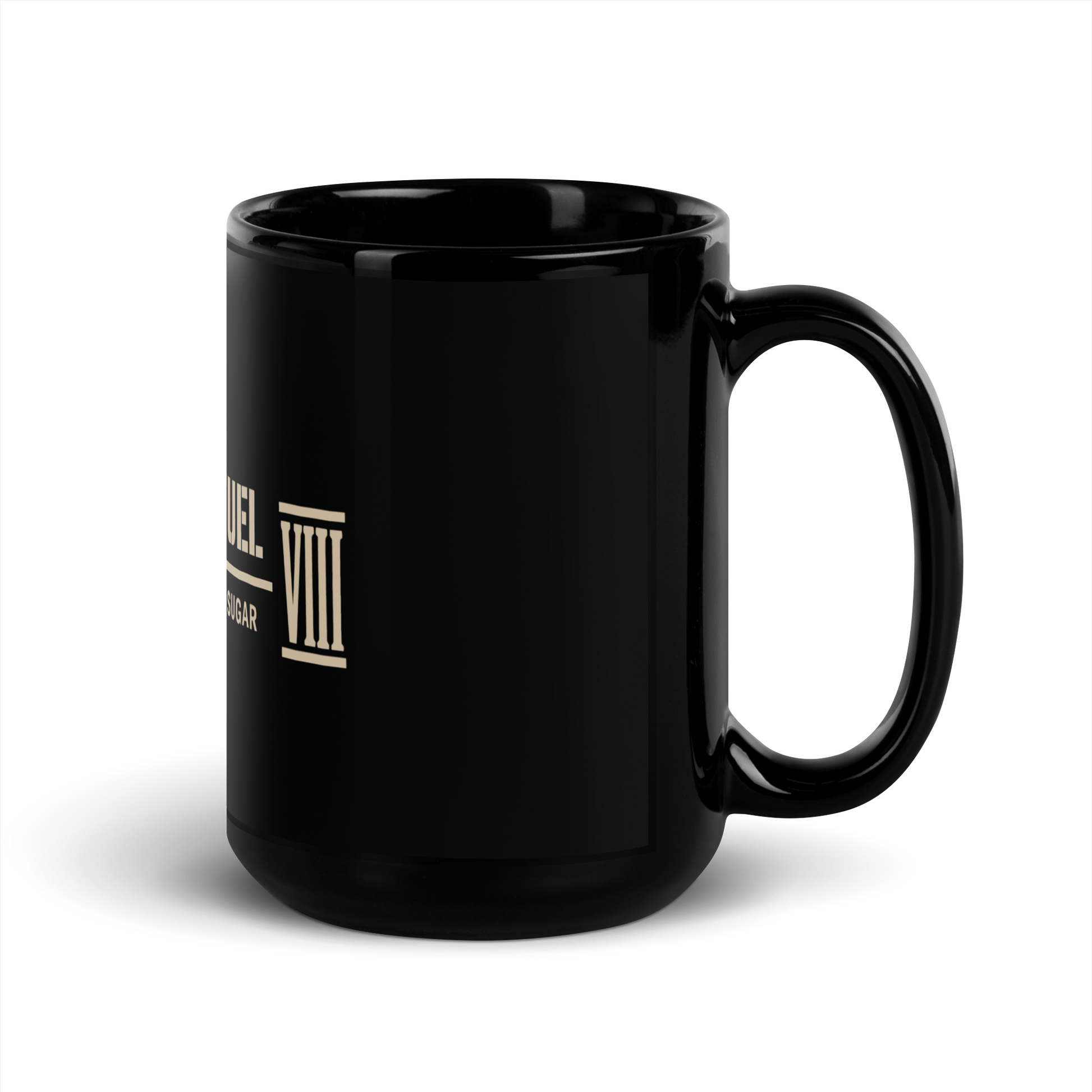 Race Day Fuel Mug 15oz handle right view — Eighth Station